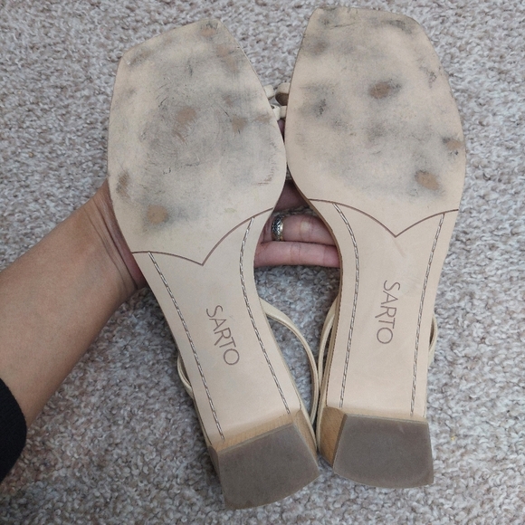 Franco Sarto A- Courtney‎ Heels Sandals Size 7M - Picture 8 of 9